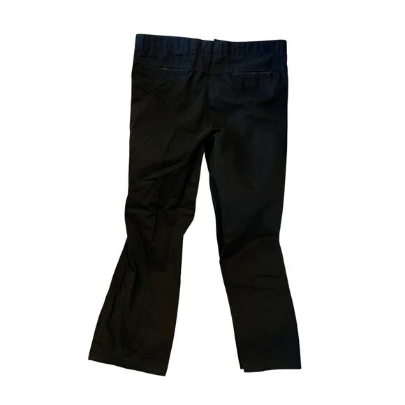 Design Straight Black Chinos Mens 38x27 - Picture 2 of 4